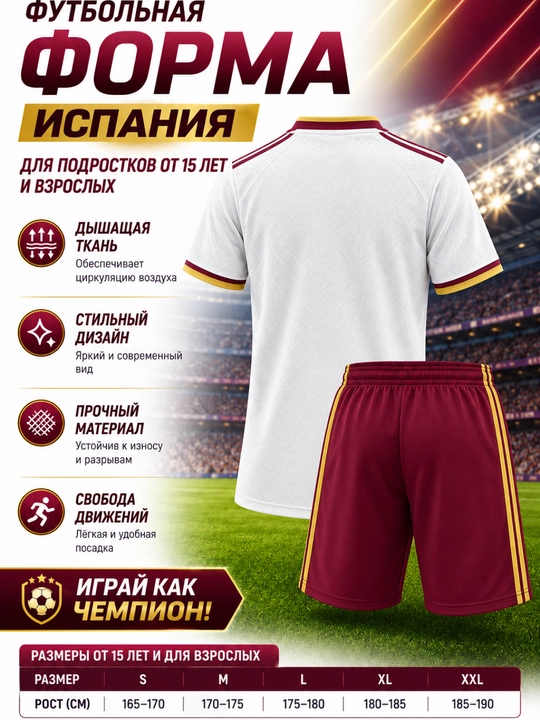 Футбольная форма Барселоны, Испания