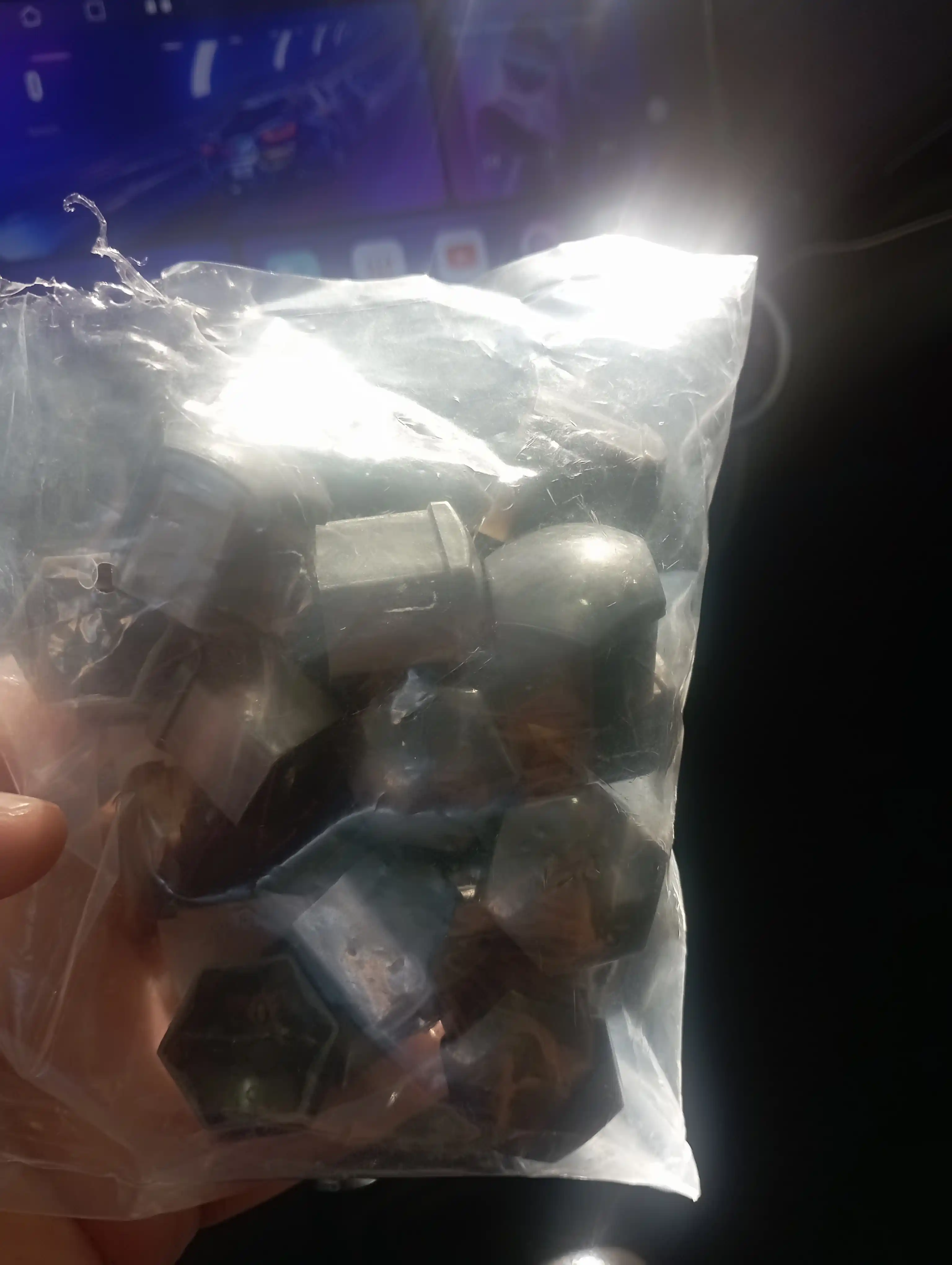 G'ildirak gaykalari uchun qopqoqlar 19 mm, 20 dona, avtomobil aksessuari