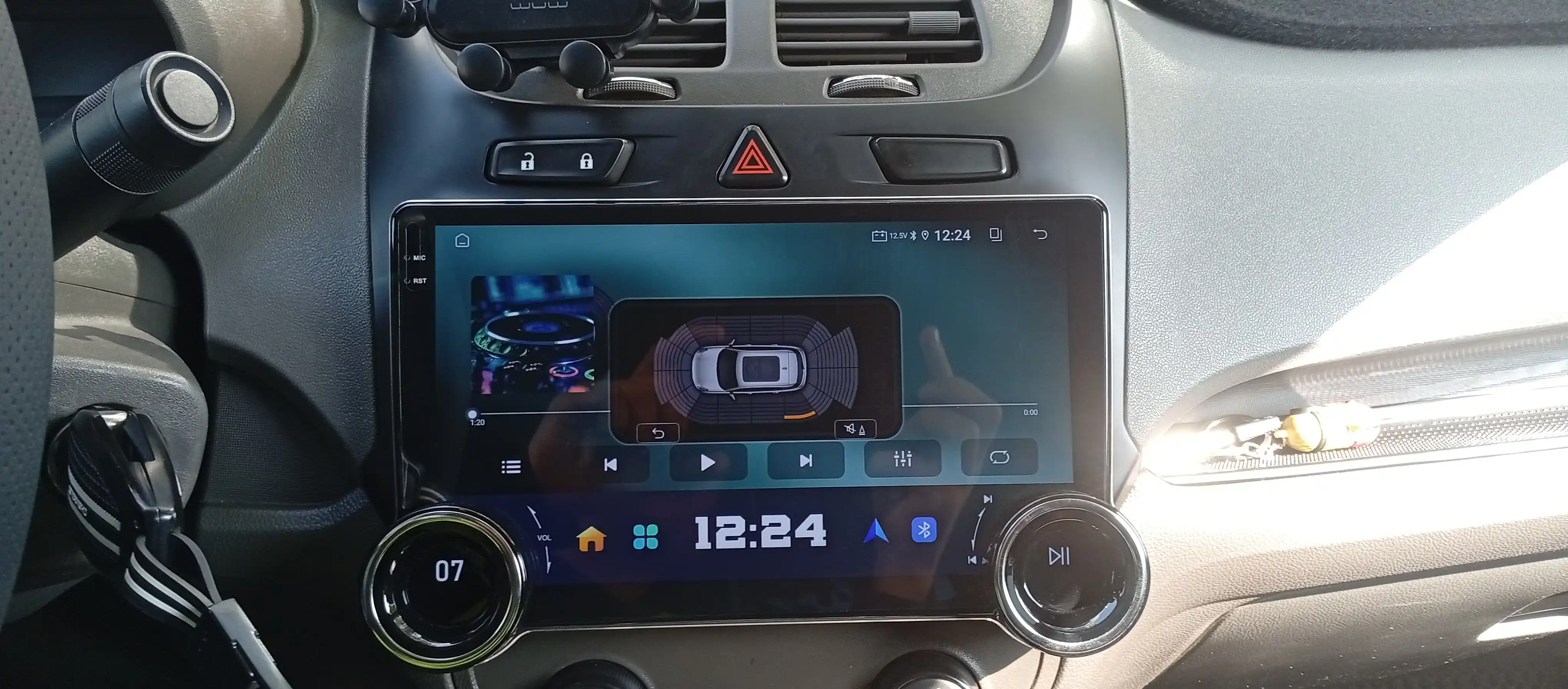 Авто монитор AUTEK Diamond X80S, 10.1 дюйма 4+64 ГБ, WiFi, кулер,
