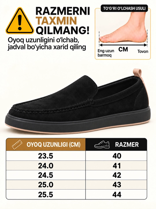 GLOBAL erkaklar loferlar - o‘qish va kundalik hayot uchun mo‘ljallangan erkaklar poyabzali