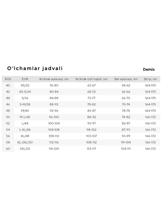 Top sport siynabandi Demix