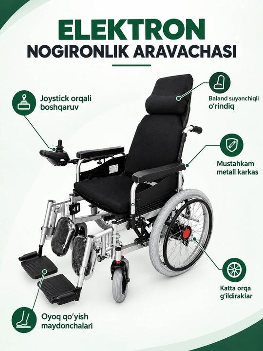 Elektr kreslo-aravacha, nogironlar uchun kreslo-aravacha - 