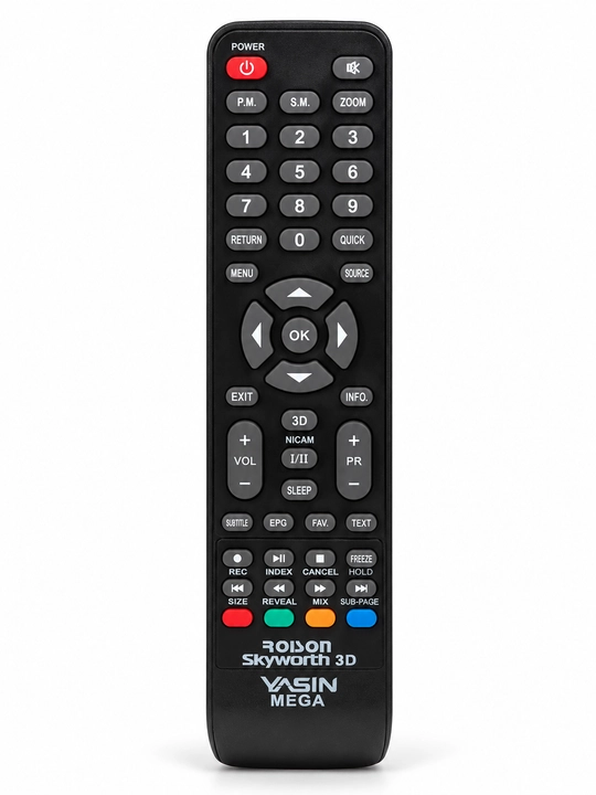 Универсальный пульт управления для телевизоров Roison, Skyworth 3D и Yasin Mega