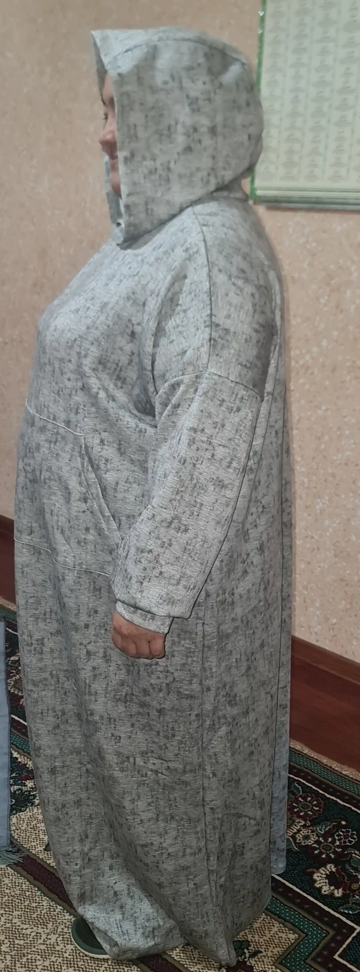 Ko‘ylak hudiy, ayollar ko‘ylagi, kuz qishgi ko‘ylak, qalin oysha, oversize, uzun ko‘ylak