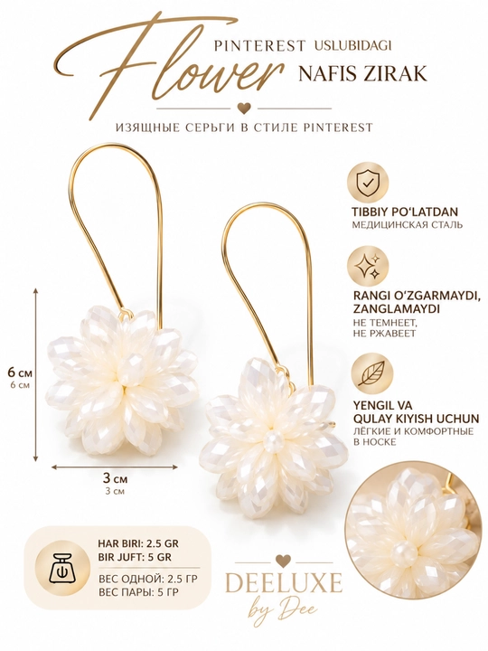 Pinterest uslubidagi nafis ziraklar, yuqori sifatli dizayn, zamonaviy urg‘u