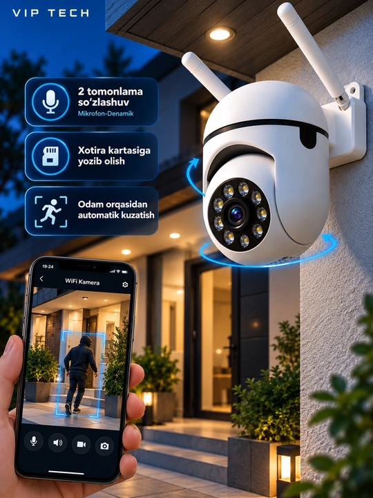 360 Smart Wi-Fi Kameralar, Tashqi va Ichki kuzatuv kameralari, Full HD