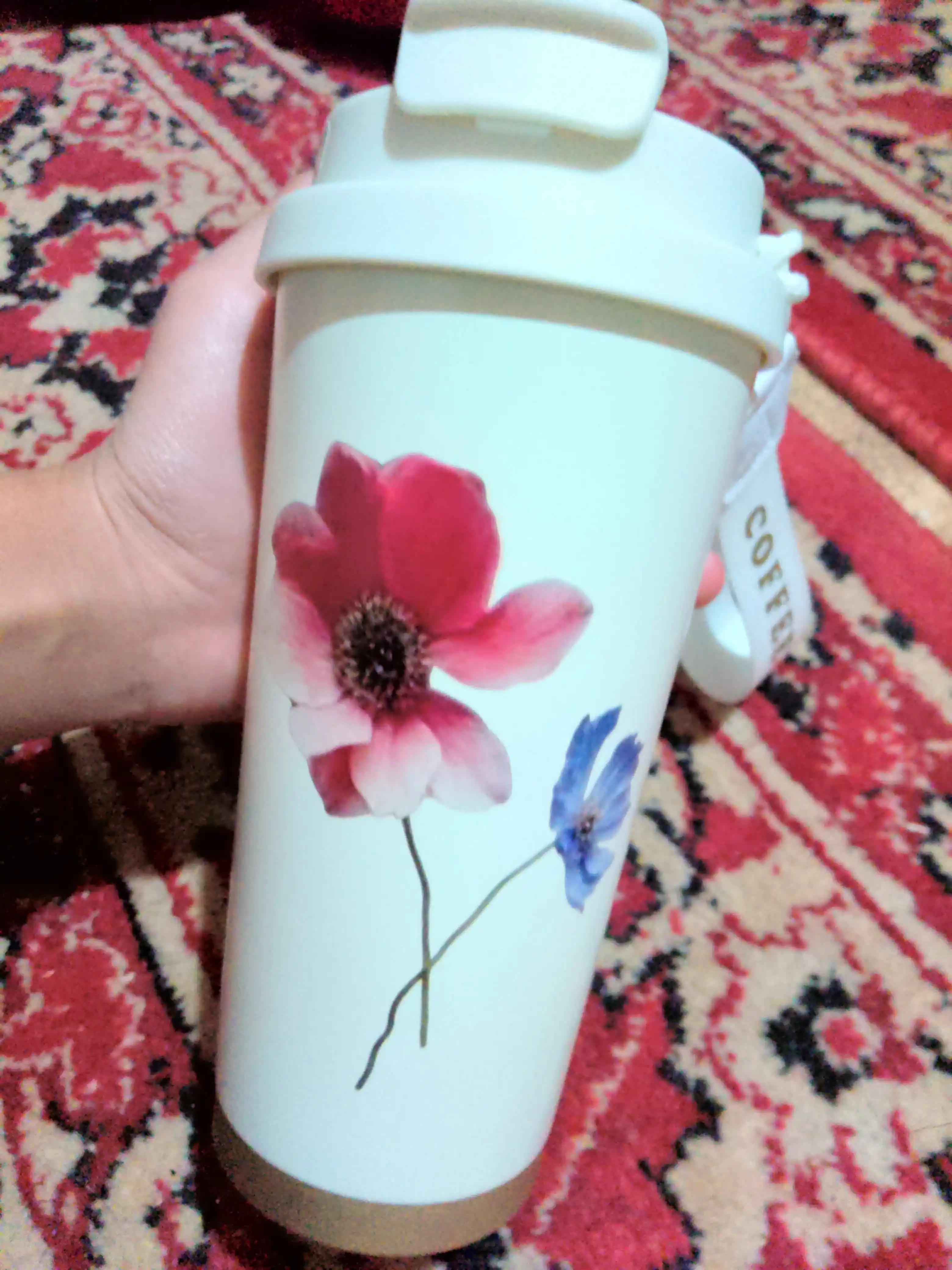 Kofe va choy uchun zanglamaydigan po‘latdan yasalgan 316 s termokranka (jo‘mrakli), 500 ml
