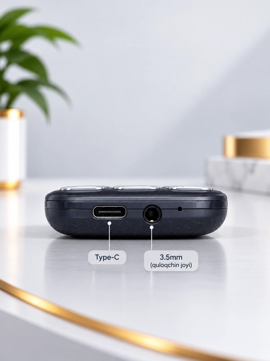 Кнопочный телефон Texnomax 100 Процессор SPD 6533, 2 SIM-карты, FM-радио, MP3, диктофон