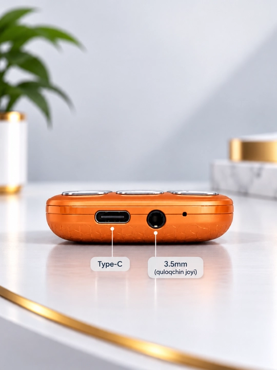 Knopkali Telefon Texnomax 100 Protsessor SPD 6533, 2 sim karta, FM radio, MP3, Ovoz yozish