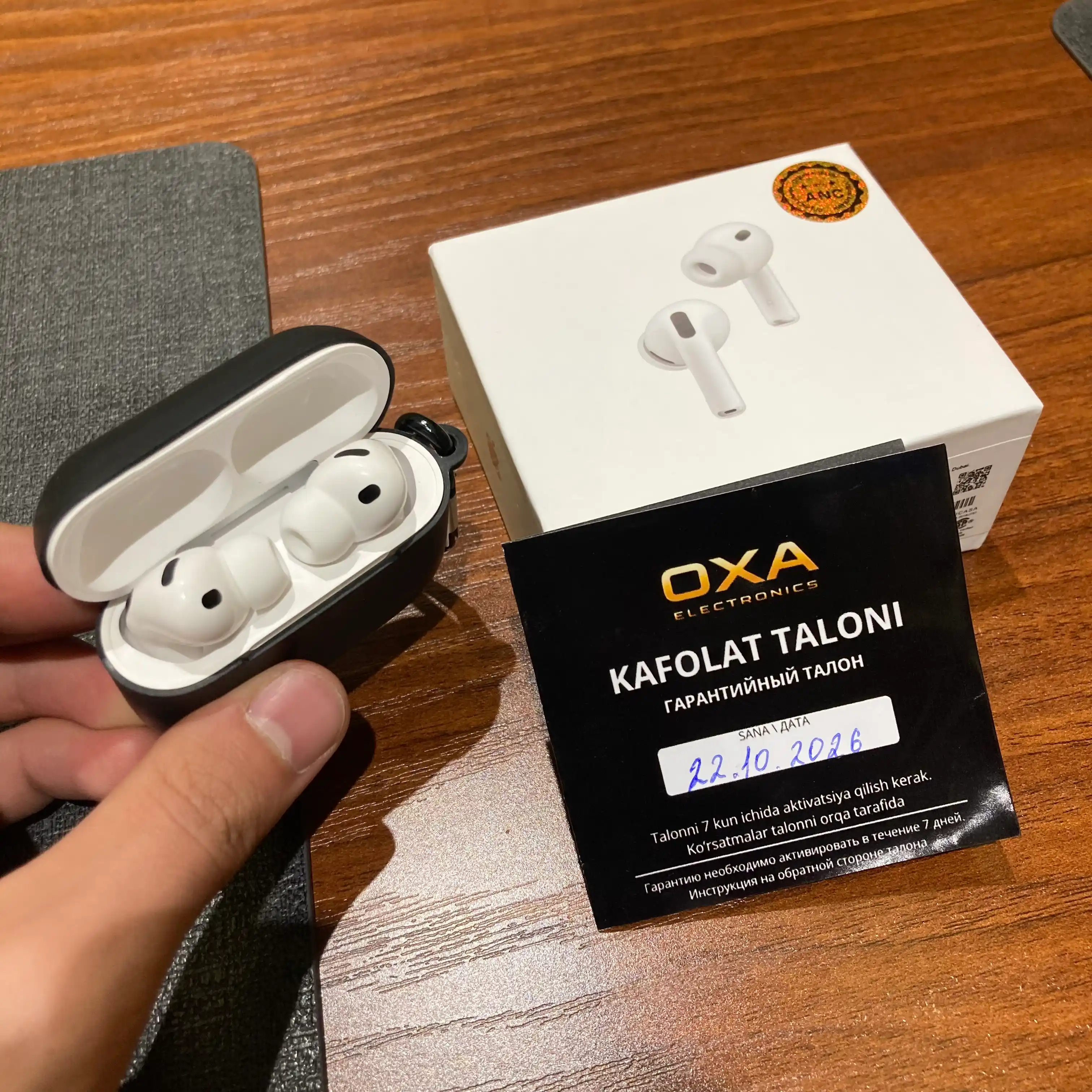 Pods Pro 3 simsiz quloqchinlari, Android va iPhone uchun Bluetooth sensorli quloqchinlar
