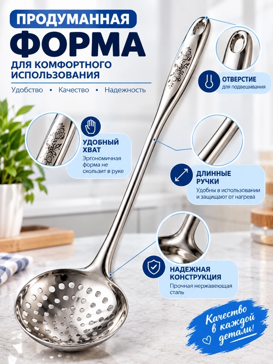 Набор кухонных инструментов, 6 предметов