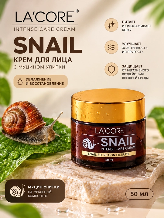 Крем Lacore для глубокого увлажнения и омоложения