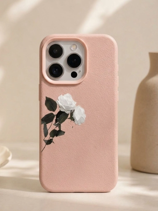 Чехол для iPhone 17, 16, 15, 14, 13, с floral текстурой