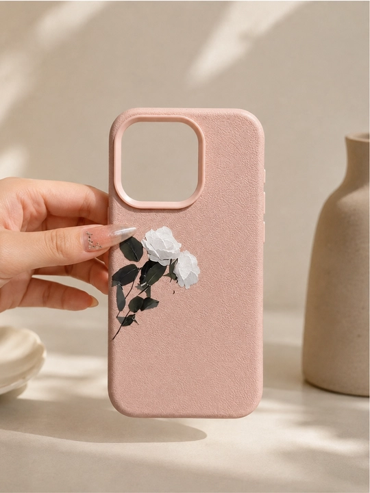 Чехол для iPhone 17, 16, 15, 14, 13, с floral текстурой