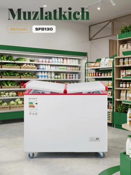 Shivaki морозильник SFB130, Frigo cool, для дома - 