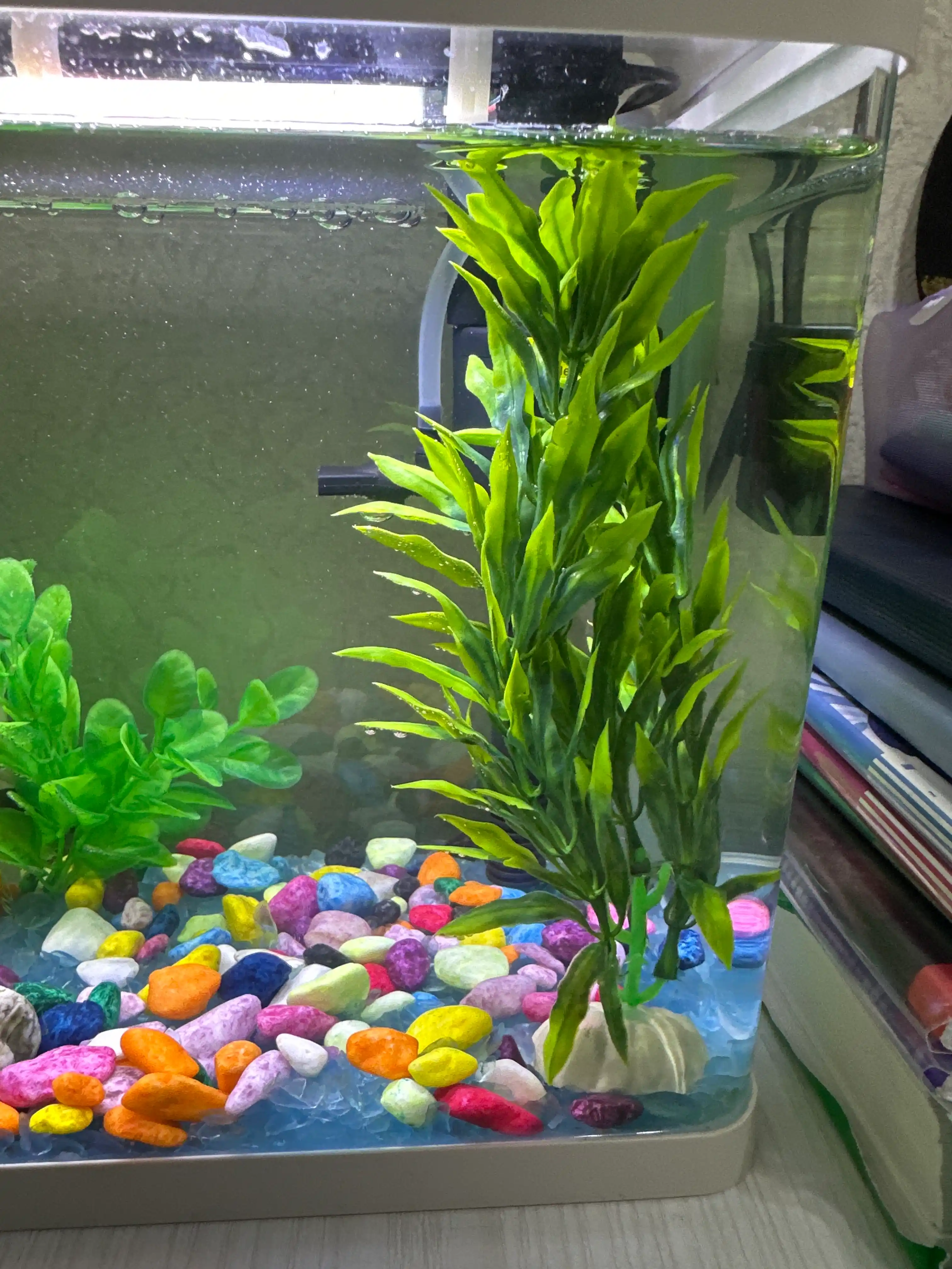Akvarium uchun sun'iy o'tlar dekor o'simlik bezak suniy gul baliqlar uchun