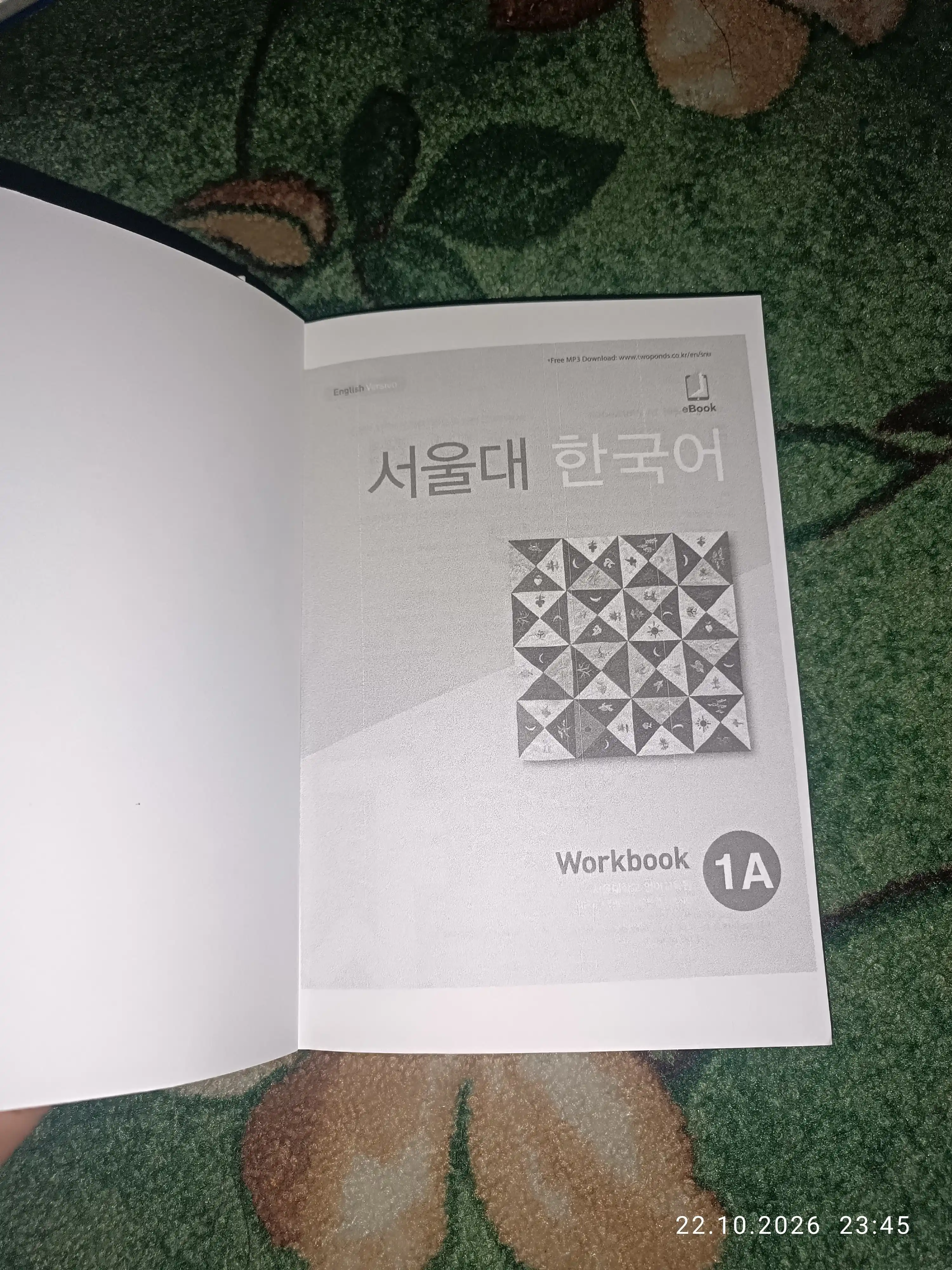 Seoul Korean, Kitobi 1A, 1B, 2A, 2B, 3A, 3B, 4A, 4B Students Book va Work book
