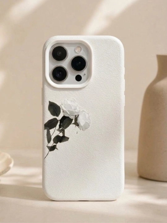 Кейс, чехол для iPhone 17 16 15 14 13  с floral текстурой красивый чехол на айфон айфон