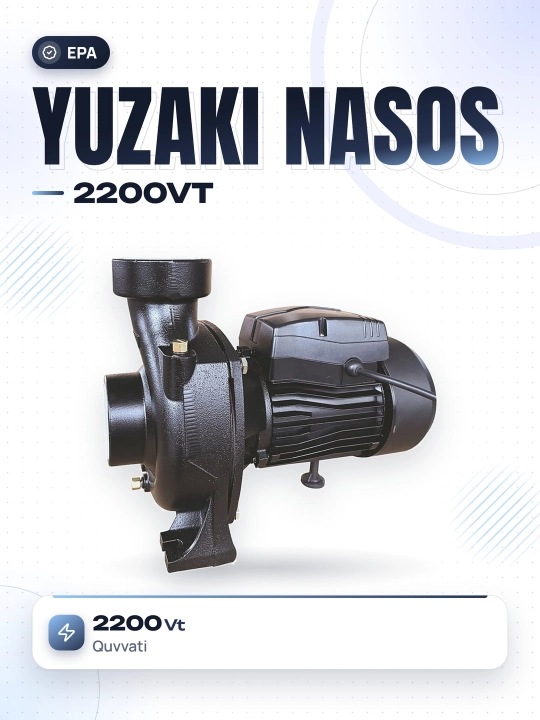 EPA EVN-6AM-1 sentrifuga nasosi, 2200 Vt, maishiy texnika - 