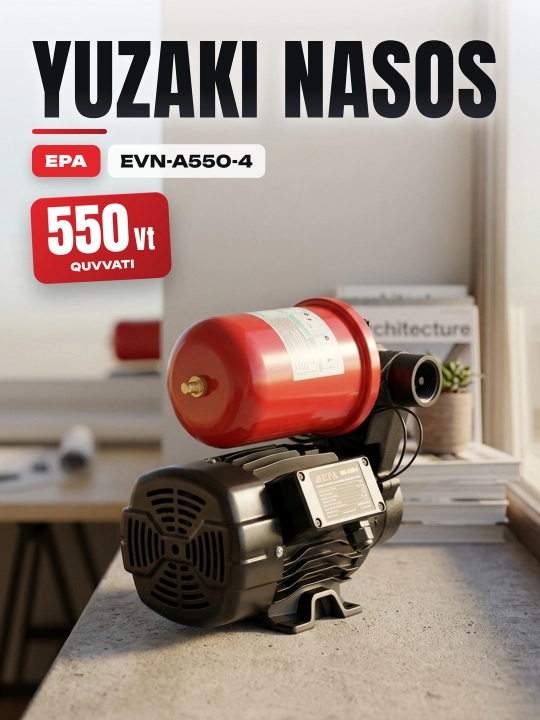 EPA evn-A550-4, 550 Vt avtomatik suv nasosi, maishiy texnika