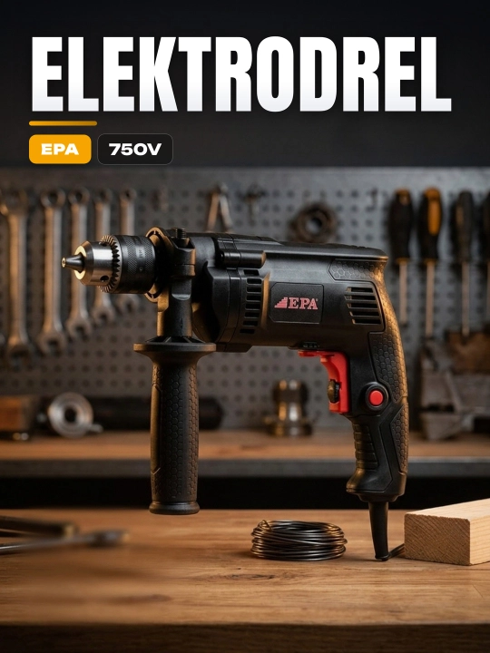 EPA elektr matkap EED-13M-8, 750 V, uy uchun
