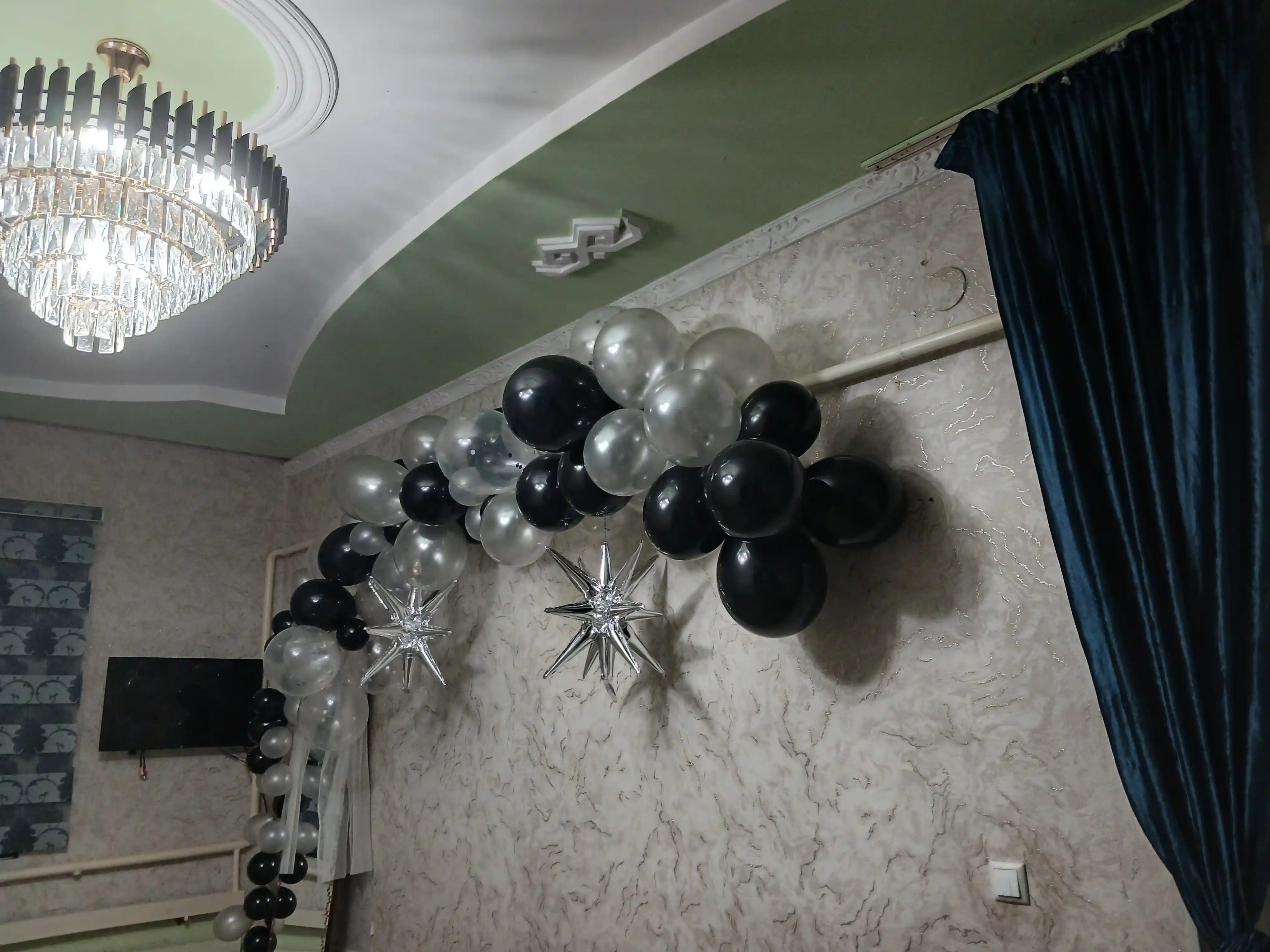 Foto zonasi uchun sharlar to'plami, balon arka