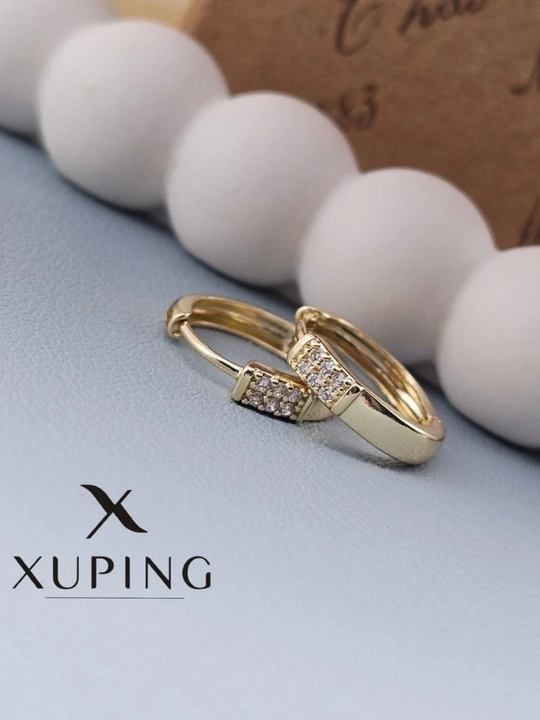 Золотогого цвета серьги для женщин, бижутерия, Xuping