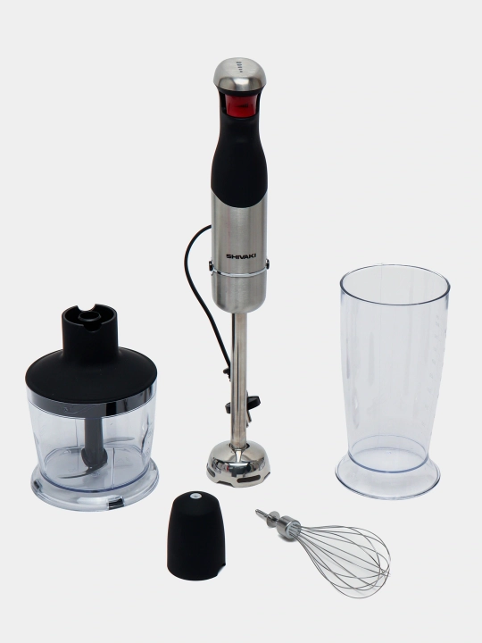 Shivaki qo'l blenderi SH-HB-2045, 3in1 maydalagich, ko'pirtirgich, uy uchun