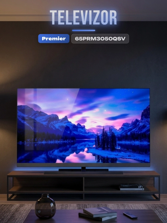 Premier смарт телевизор 65PRM3050QSV, 65", для дома