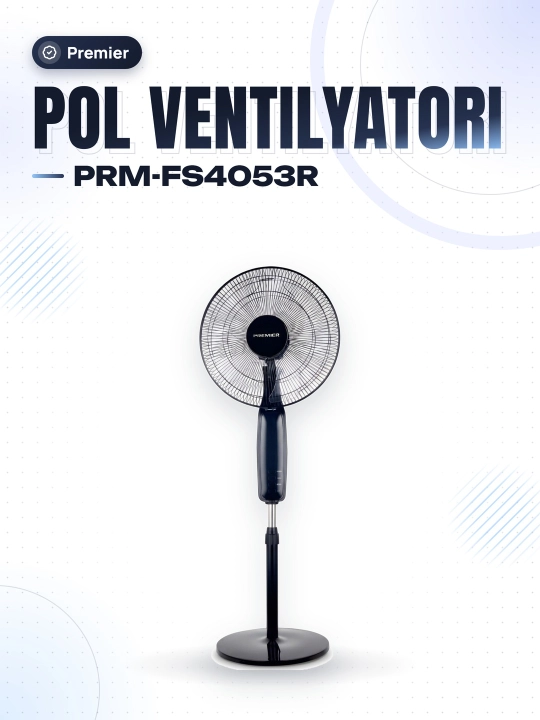 Premier напольный вентилятор PRM-FS4053R, для дома - 