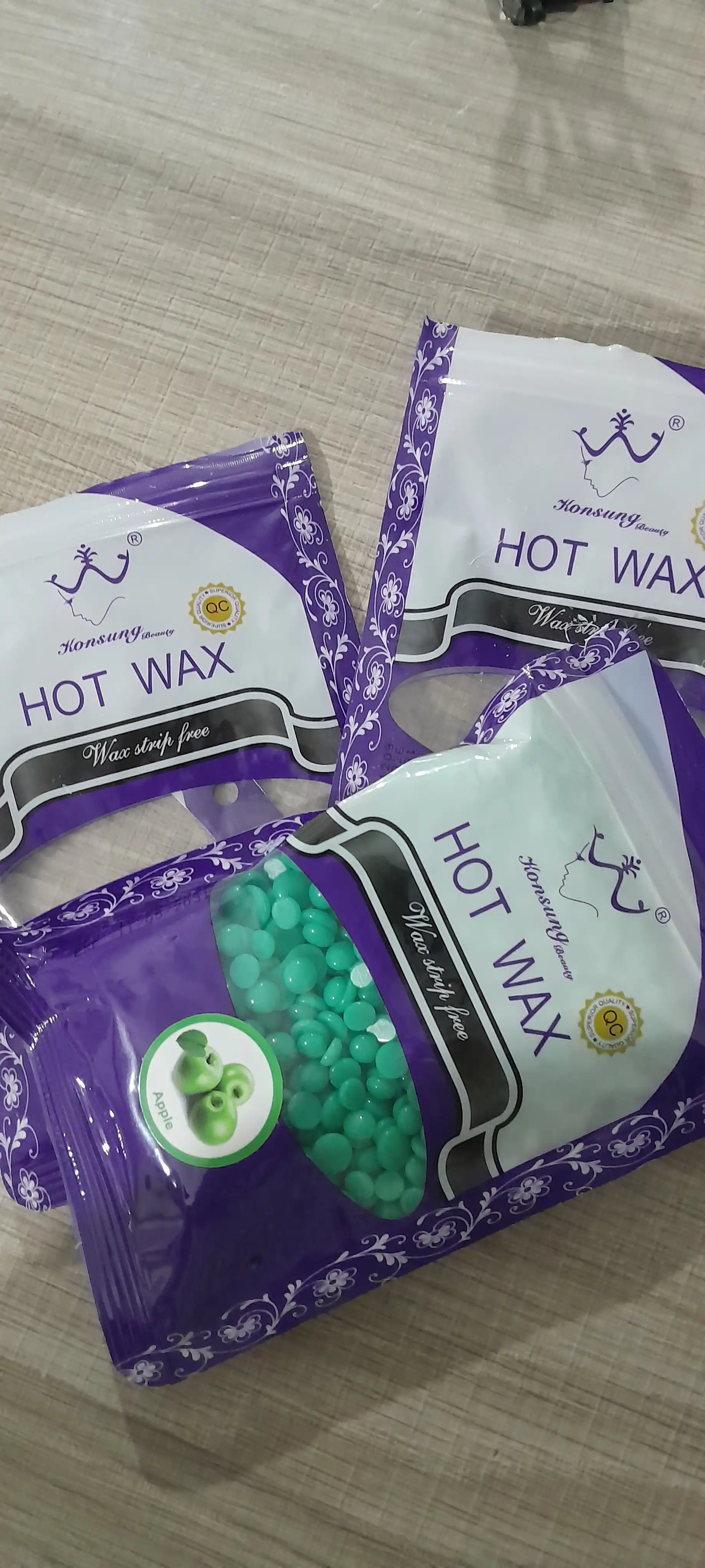 Depilatsiya uchun granulalardagi issiq mum Hot Wax 100 g, 200 g, 300 g, 400 g
