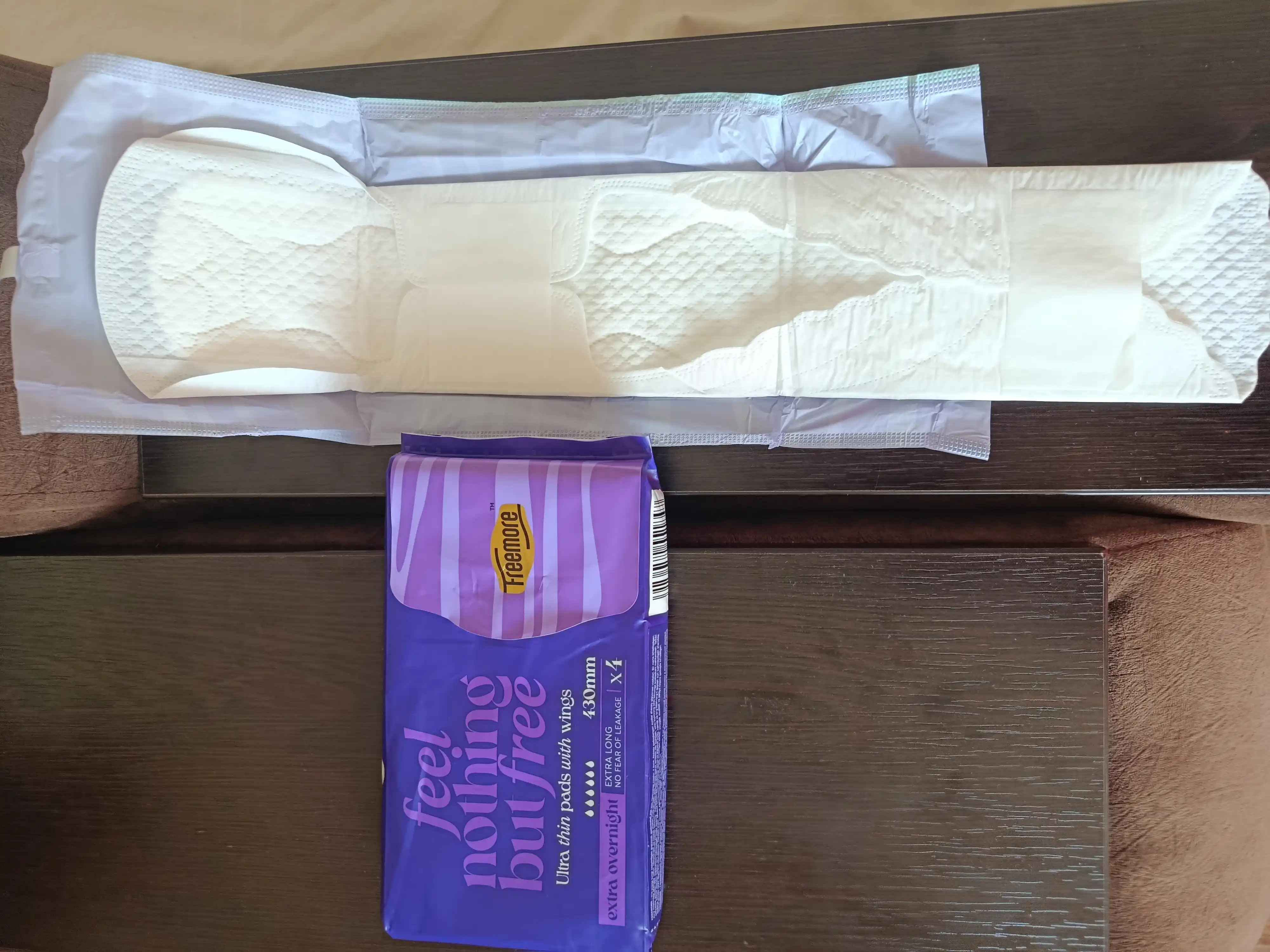 FREEMORE qistirmalari, o‘ta yupqa, tungi, o‘ta uzun, qanotchali, 430 mm, 4 dona