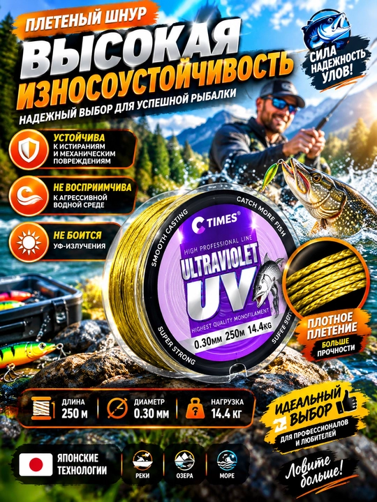 Леска Fluorine Superpro Iso, 250 м