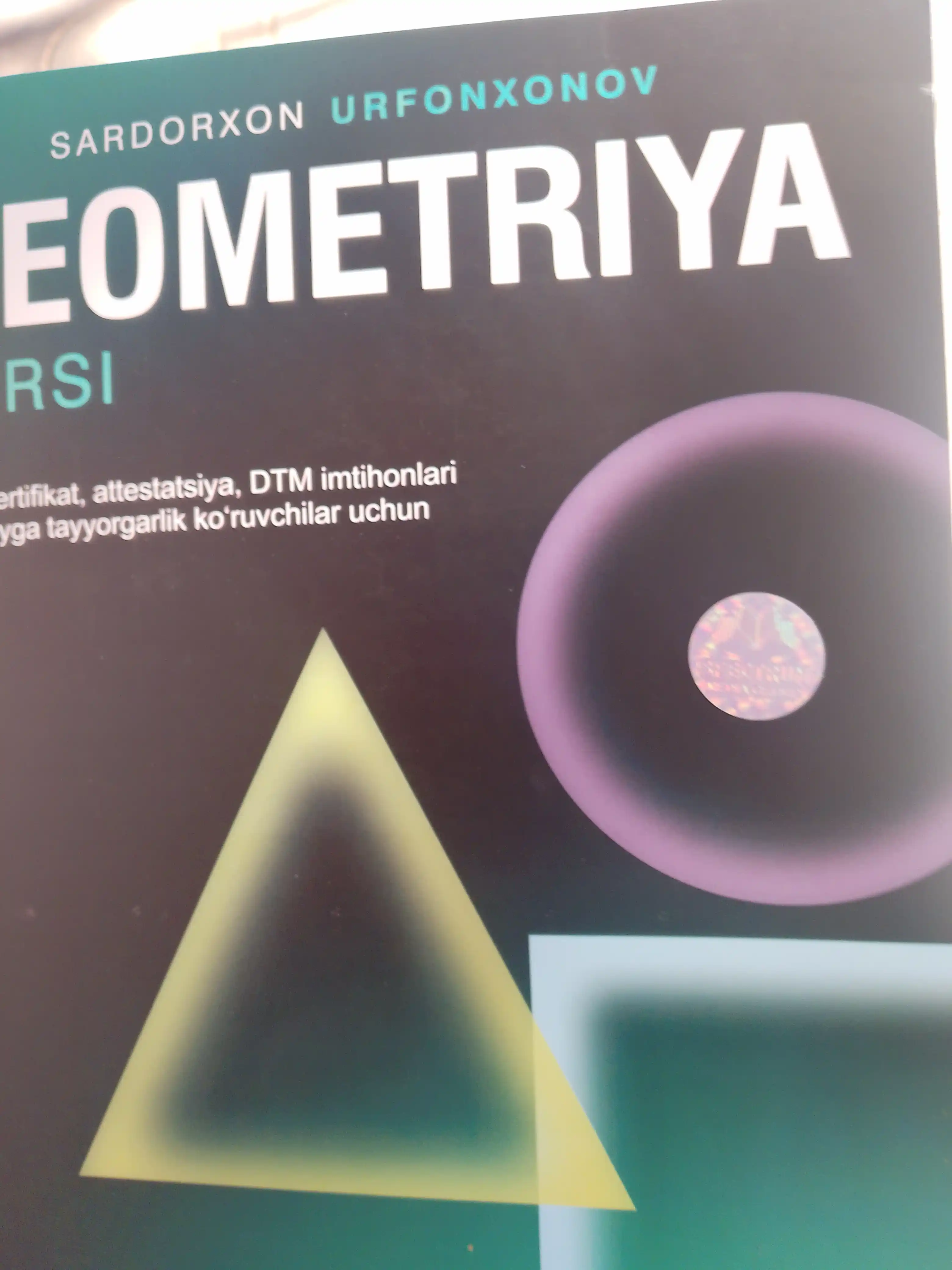 Geometriya kursi kitobi