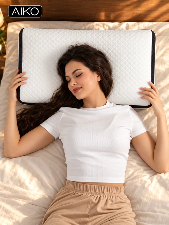 Yostiq ortopedik AIKO Memory, xotira effekti, podushka anatomik, padushka uxlash uchun