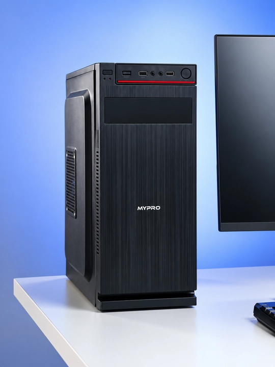 Tayyor kompyuter to‘plami, o‘yin va ofis uchun DDR 8GB RAM, korpus + monitor, 100% tayyor