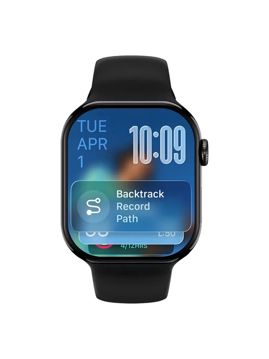 Aqlli soat, 2.07 dyuymli ekran, Bluetooth qo‘ng‘iroqlar, IP68, qora