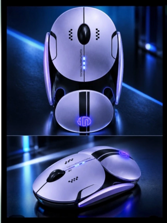Simsiz gaming sichqoncha, RGB yoritgichli, 2400 DPI, kompyuter va noutbuk uchun - 