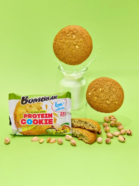 Shakarsiz protein pechenyesi Bombbar, 40 g × 12 dona