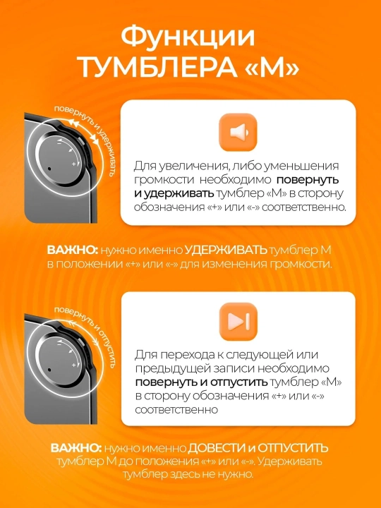 Мини Диктофон, со встроенной памятью 16 ГБ, Активное шумоподавление