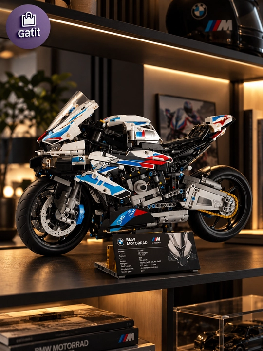 Formula 1 poyga mashinasi konstruktori, katta model 1:8 Technic, LEGO bilan mos keladi