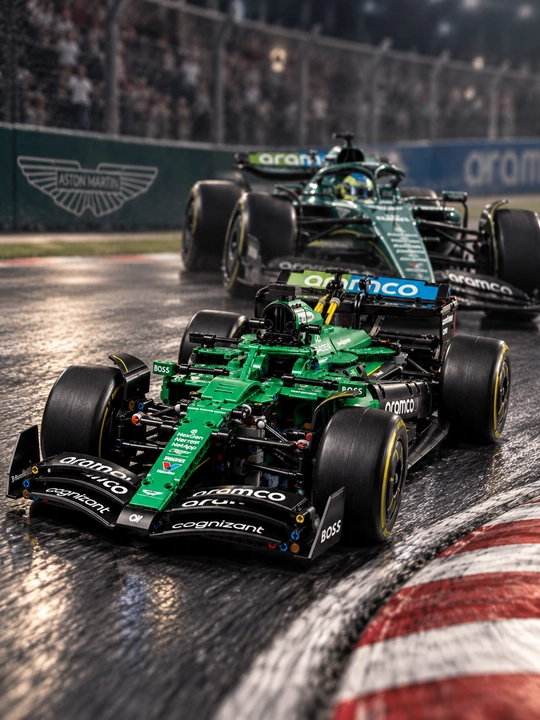 Formula 1 poyga mashinasi konstruktori, katta model 1:8 Technic, LEGO bilan mos keladi