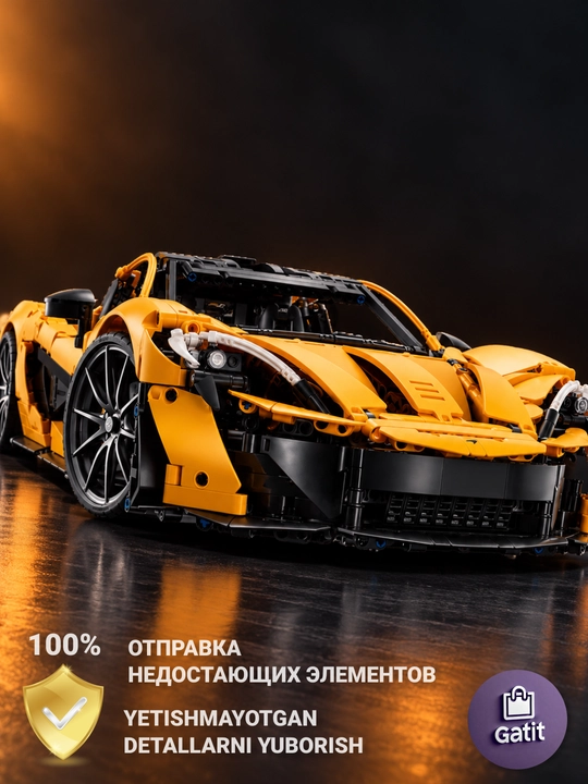 Конструктор гоночной машины Формула 1, большая модель 1:8 Technic, совместим с LEGO