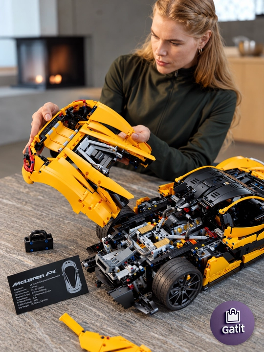 Конструктор гоночной машины Формула 1, большая модель 1:8 Technic, совместим с LEGO