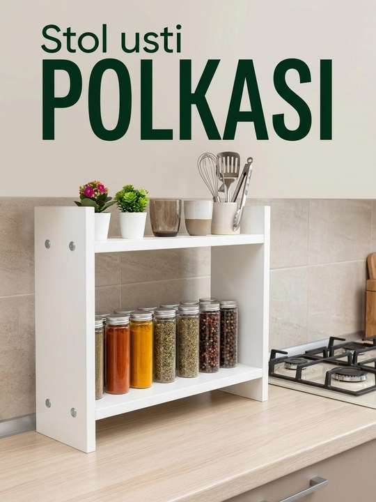 Настольная полка для кухни, ванной, рабочего стола, интериер