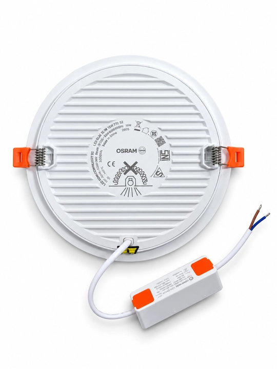 Shiftga o'rnatiladigan LED chiroq OSRAM Slim Downlight S2, yupqa, 3 rang, 12W/18W