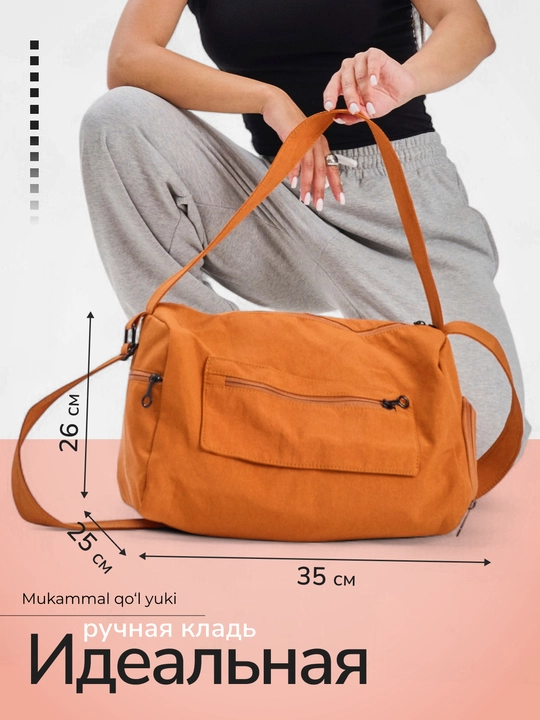 SimpleCode sport sumkasi, ayollar uchun, fitnes va mashg‘ulotlar uchun