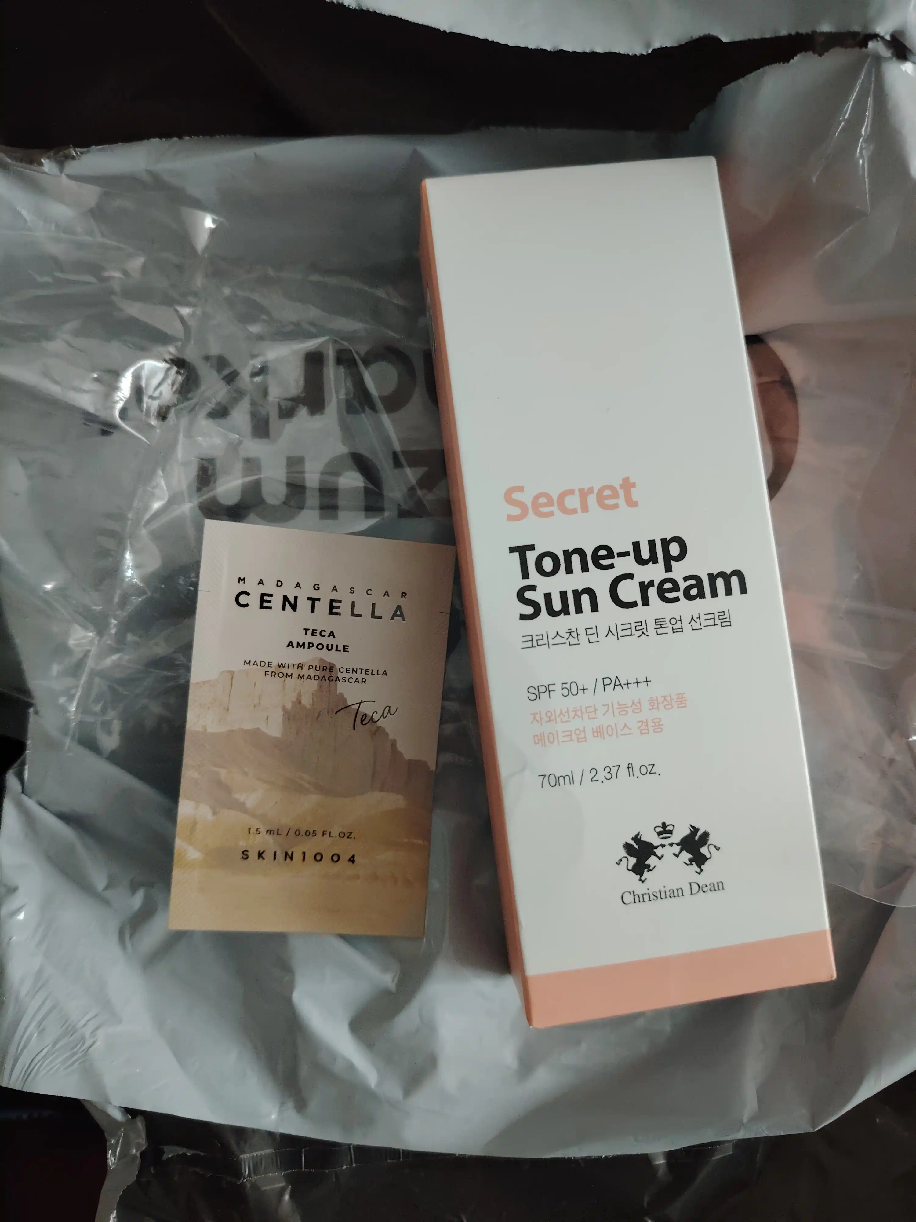Christian Dean Secret Tone-Up Sun Cream SPF50+ quyoshdan himoya qiluvchi krem