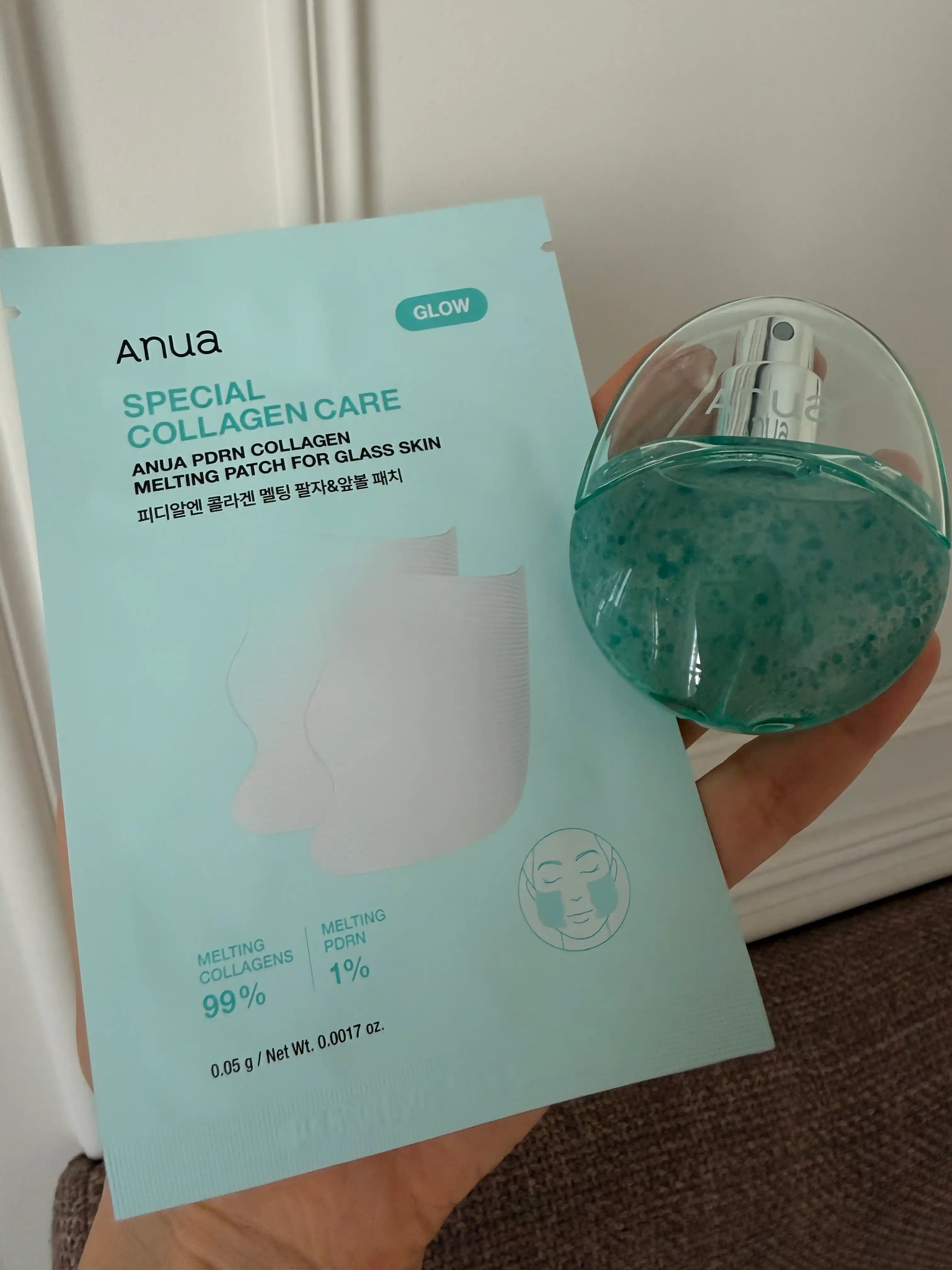 Увлажняющий капсульный мист для лица Anua PDRN Hyaluronic Acid для сияния кожи