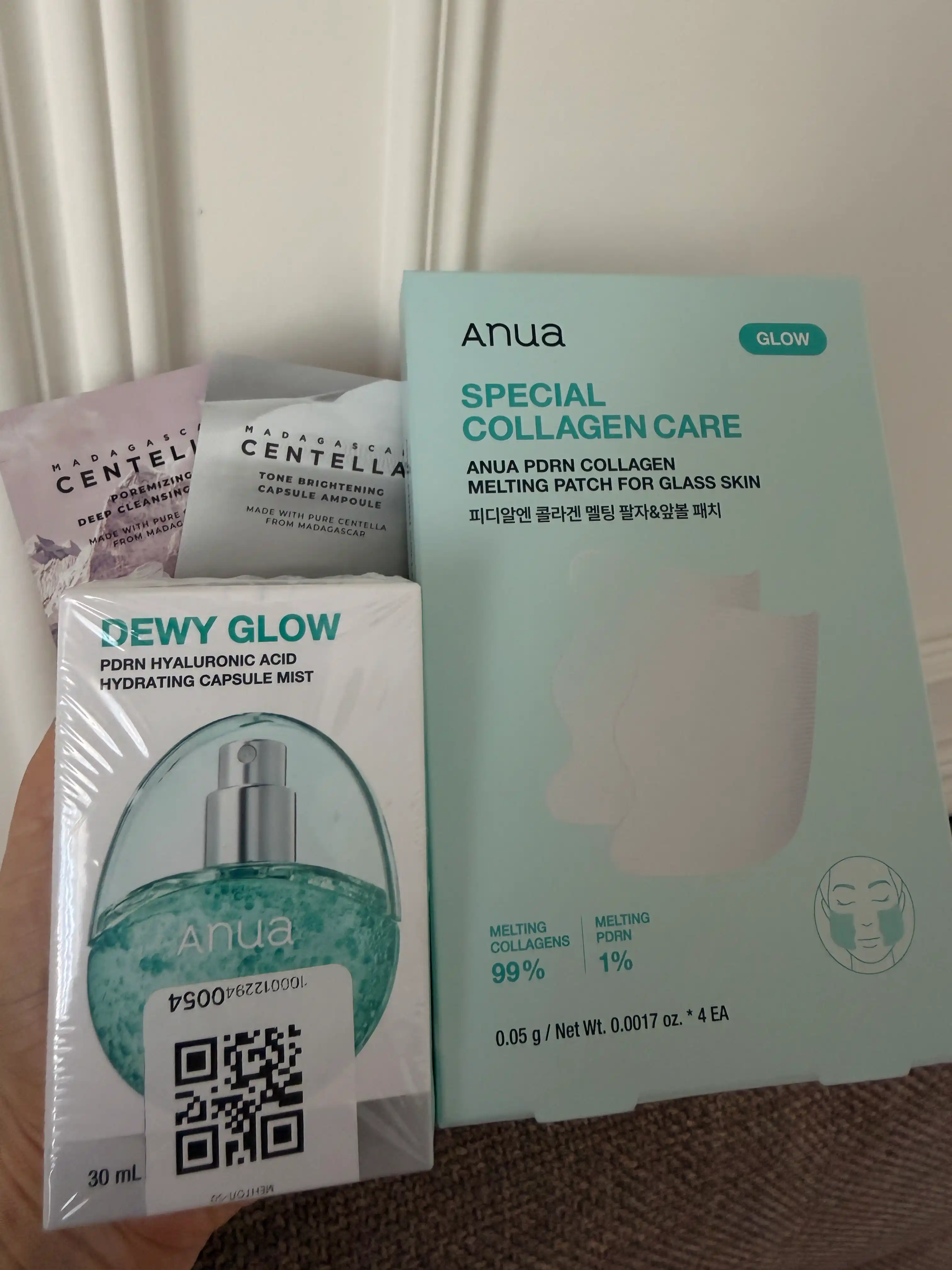 Увлажняющий капсульный мист для лица Anua PDRN Hyaluronic Acid для сияния кожи